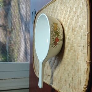 OLife La Sauge Vintage Floral Ceramic Saucepan 1Pint